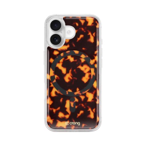 Crong Deluxe MAG Cover - Etui iPhone 17 MagSafe (Tortoise)