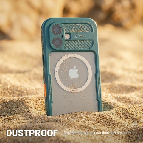 Crong Seal Cover - Wodoodporne etui IP68 do iPhone 16 Pro (morski)