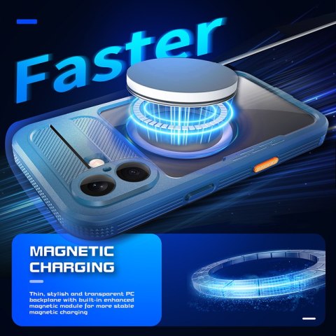Crong Seal Cover - Wodoodporne etui IP68 do iPhone 16 Pro (morski)
