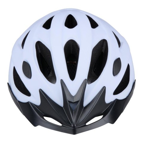Dunlop - Kask rowerowy MTB regulowany rozmiar M 55-58 cm (Biało-Czarny)