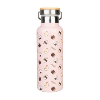 Pusheen - Butelka termiczna ze stali nierdzewnej z uchwytem z kolekcji Sushi Roll 500 ml