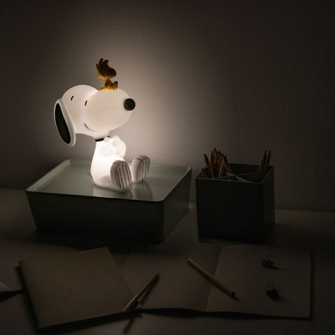 Snoopy - Lampka nocna LED dla dzieci (26,7 x 18,5 cm)