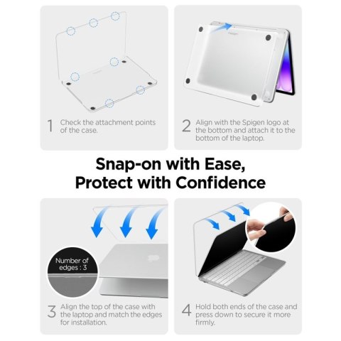 Spigen AirSkin - Obudowa MacBook Neo (Frost Indigo)