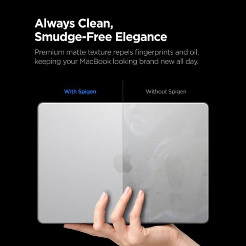 Spigen AirSkin - Obudowa MacBook Pro 16" (M5/M4/M3/M2/M1/2026-2021) (Frost Clear)