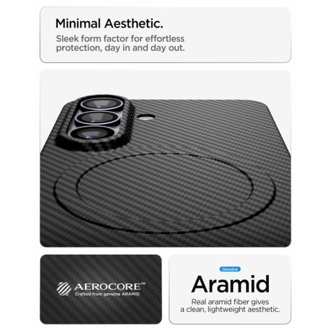 Spigen Airskin Aramid - Etui do Samsung Galaxy S26 (Czarny)