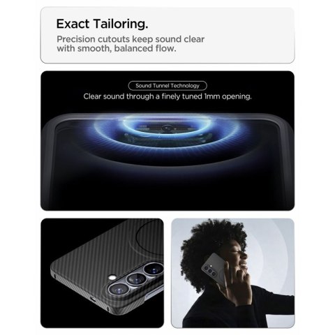 Spigen Airskin Aramid - Etui do Samsung Galaxy S26 (Czarny)