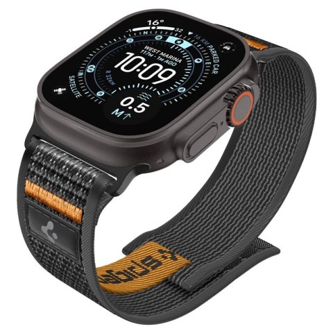 Spigen Athlex Air 2 - Pasek do Apple Watch 44/45/46/49 mm (Active Black / Orange)