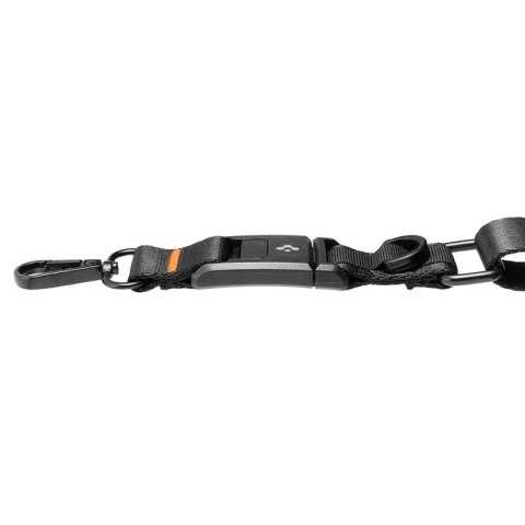 Spigen DA30M Lanyard Strap Crossbody - Uniwersalny pasek / smycz do telefonu (Czarny)
