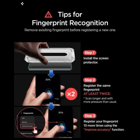 Spigen GLAS.TR EZ Fit Pro AC Anti Reflection 2-Pack - Szkło hartowane antyrefleksyjne do Samsung Galaxy S26 (2 szt)