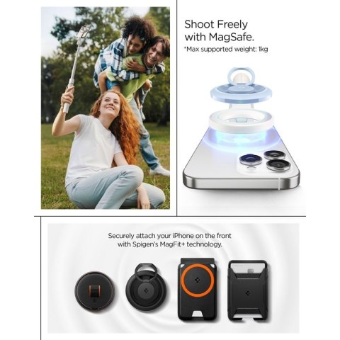 Spigen S582W MagSafe Bluetooth Selfie Stick Tripod - Statyw na smartfon / uchwyt selfie stick (Dune Beige)