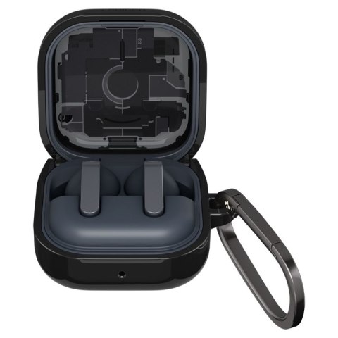 Spigen Ultra Hybrid - Etui do Samsung Galaxy Buds 4 / 4 Pro (Zero One Black)