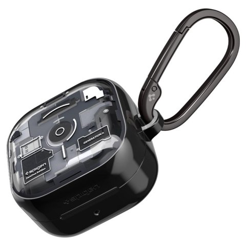 Spigen Ultra Hybrid - Etui do Samsung Galaxy Buds 4 / 4 Pro (Zero One Black)