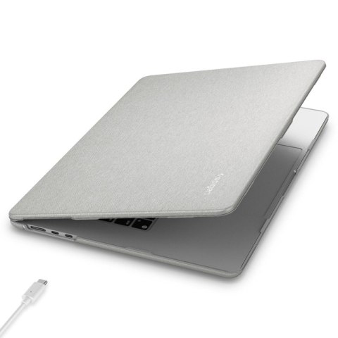 Spigen Urban Fit - Obudowa do MacBook Air 13,6" (M5/M4/M3/M2/2026-2022) (Heather Grey)