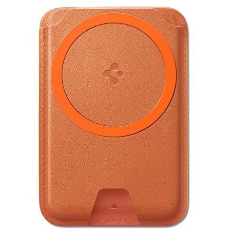 Spigen Valentinus MagFit + MagSafe - Portfel magnetyczny (Metallic Orange)