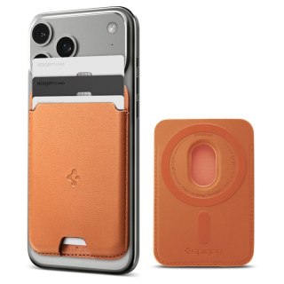 Spigen Valentinus MagSafe - Portfel magnetyczny (Metallic Orange)
