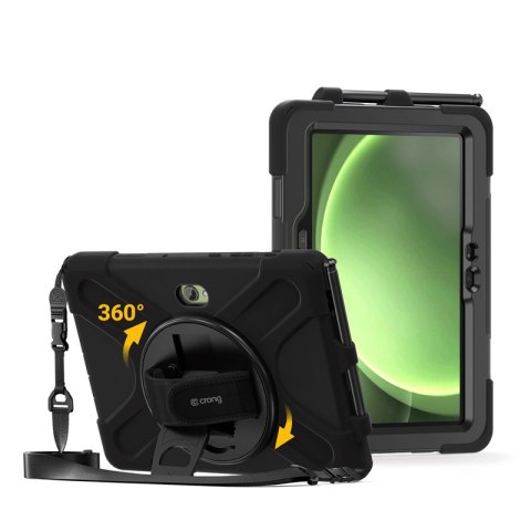 Crong Defender Plus - Pancerne etui Samsung Galaxy Tab Active5 Pro 10.1" (czarny)