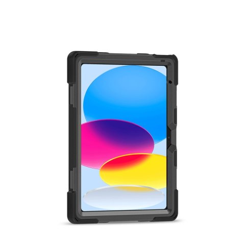 Crong Defender Plus - Pancerne etui iPad 11" A16 (2025) / 10.9" (2022) (czarny)