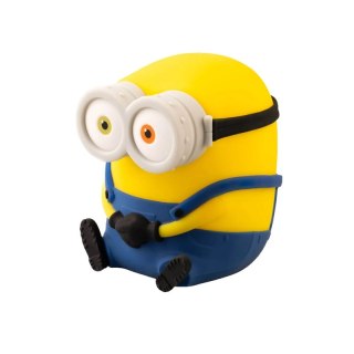Minions - Miękka silikonowa lampka nocna LED Bob dla dzieci 15 cm