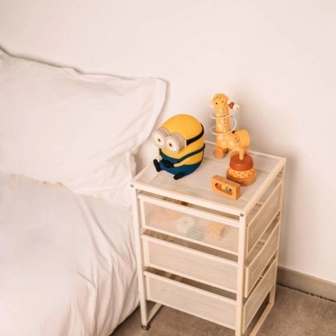 Minions - Miękka silikonowa lampka nocna LED Bob dla dzieci 15 cm