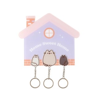 Pusheen - Wieszak na klucze z brelokami na magnes