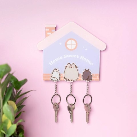 Pusheen - Wieszak na klucze z brelokami na magnes
