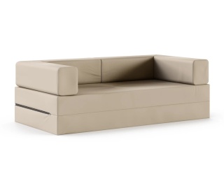 Sofa AVIO GARDEN sofa ogrodowa 3-osobowa, wodoodporna, rozkładana do spania, 100x200 cm, Beżowa
