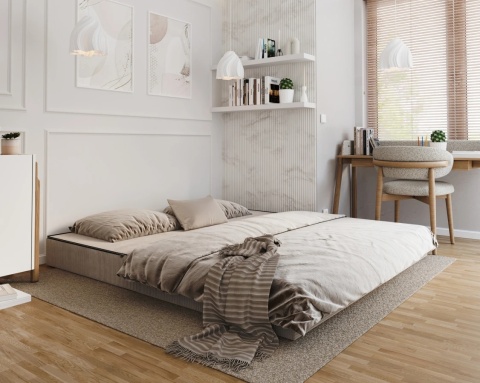 Sofa AVIO rozkładana, wymiary: 200x100x67,5 cm - 200x100 - SZTRUKS - Beż