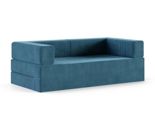 Sofa AVIO rozkładana, wymiary: 200x100x67,5 cm - 200x100 - SZTRUKS - Granat