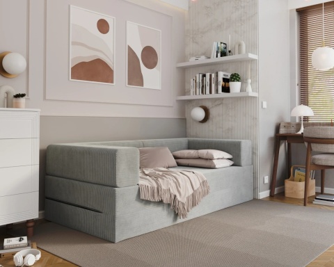 Sofa AVIO rozkładana, wymiary: 200x100x67,5 cm - 200x100 - SZTRUKS - Szary