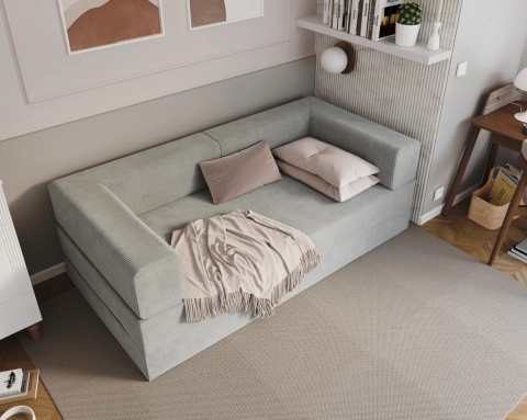 Sofa AVIO rozkładana, wymiary: 200x100x67,5 cm - 200x100 - SZTRUKS - Szary