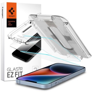 Spigen GLAS.TR EZ FIT 2-Pack - Szkło hartowane do iPhone 17e / 16e / 14 / 13 Pro / 13 2 szt