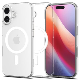 Spigen Liquid Crystal Mag MagSafe - Etui do iPhone 17 (Clear/White)