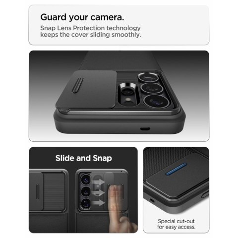 Spigen Optik Armor - Etui do Samsung Galaxy S26 Ultra (Black)