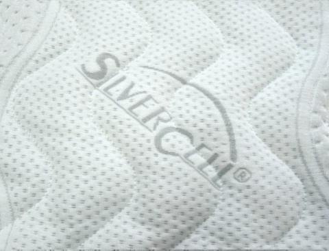 Materac H4H5 powyżej 110kg wysokoelastyczny Goliat 80x180x21 Silver