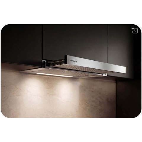 Okap teleskopowy kuchenny podszafkowy 50 cm Berdsen BT-242 inox