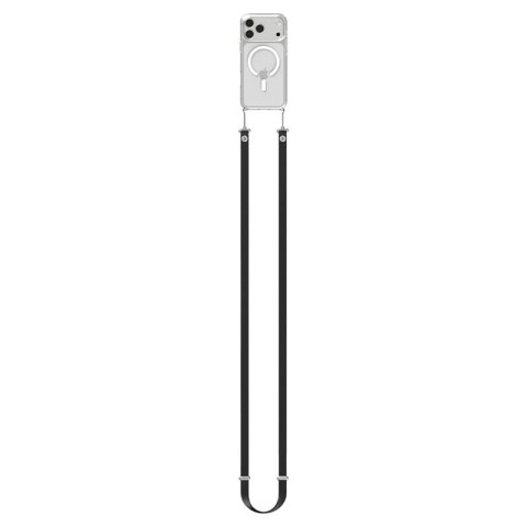 Spigen DA30L Lanyard Strap Crossbody - Uniwersalny pasek / smycz do telefonu (Czarny)
