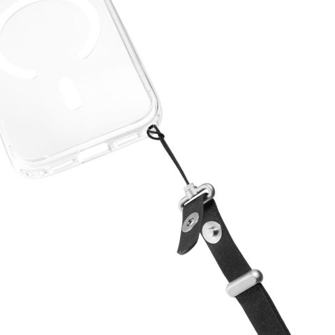 Spigen DA30L Lanyard Strap Crossbody - Uniwersalny pasek / smycz do telefonu (Czarny)