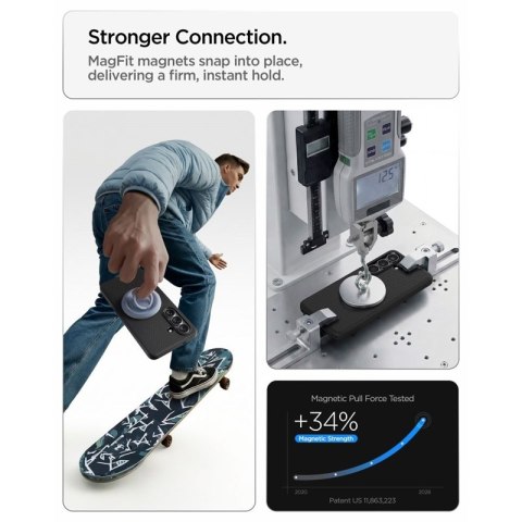 Spigen Liquid Air Mag MagSafe - Etui do Samsung Galaxy S26 (Matte Black)
