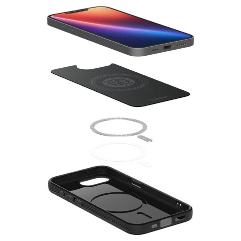 Spigen Liquid Air Mag MagSafe - Etui do iPhone 17e / 16e (Matte Black)