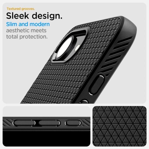 Spigen Liquid Air Mag MagSafe - Etui do iPhone 17e / 16e (Matte Black)