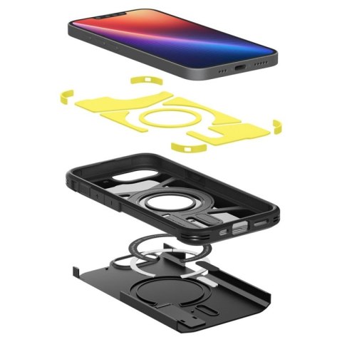 Spigen Tough Armor Mag MagSafe - Etui do iPhone 17e / 16e (Czarny)