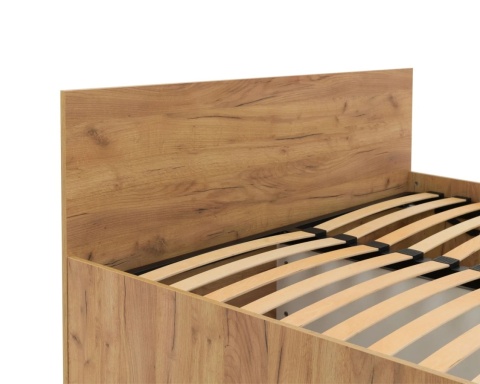 Łóżko SKANDYNAWSKIE RIBEIRO ze stelażem podnoszonym 90x200 Dąb craft