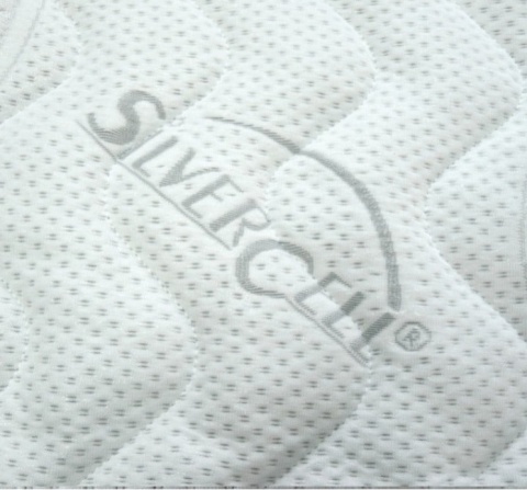MATERAC  H2H3 Wysokoelastyczny  dla Pary SELENE HELIOS 160x200x15 Silver