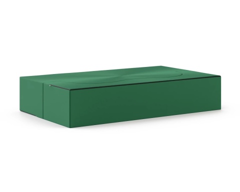 Sofa TWIST GARDEN sofa ogrodowa 3-osobowa, 120x200 cm, rozkładana do spania, 120x200 - TKANINA WODNOODPORNA Zielona