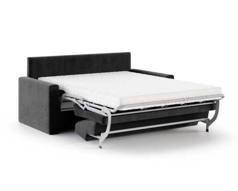 Sofa VIBO wymiary: 185x92x83 cm - 185x92 - SZTRUKS - Czarny