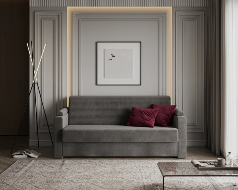 Sofa VIBO wymiary: 185x92x83 cm - 185x92 - SZTRUKS - Grafit