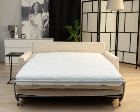 Uniwersalna Sofa z materacem VIBO wymiary 185x92x83 cm  SZTRUKS Turkus