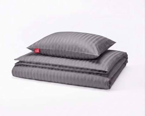 Komplet pościeli bawełnianej szary 100% bawełna Komplety pościeli: 160 x 200
