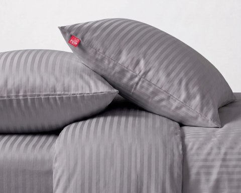 Komplet pościeli bawełnianej szary 100% bawełna Komplety pościeli: 200 x 220