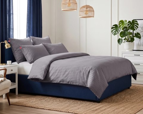 Komplet pościeli bawełnianej szary 100% bawełna Komplety pościeli: 200 x 220